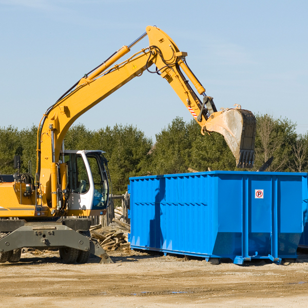 are there any restrictions on where a residential dumpster can be placed in Wise County TX